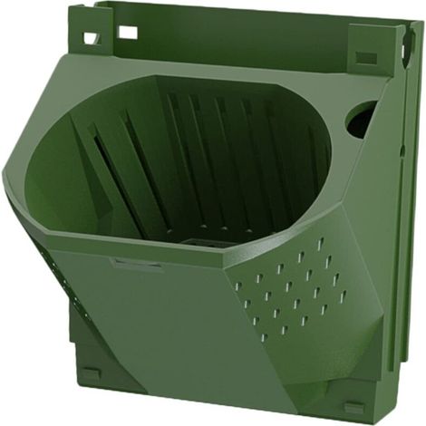 Jardinière Murale - Polypropylène - Aération Intégrée - Évacuation Eau - Empilable - Pour Balcon Appartement Jardin - 1 Pièce (1/3)
