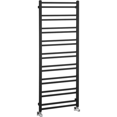 Sapho Metro Dos - Calefactor 550x1430 cm, 476W, negro mate IR430TB