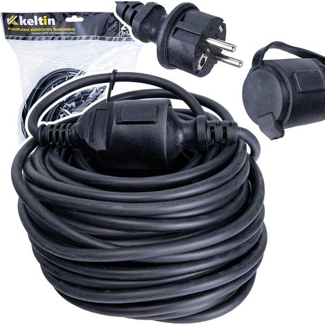 Cable de extensión eléctrico para construcción de 20 m IP44 (10) (1/5)