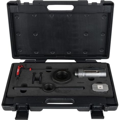 KS Tools Stoßdämpfer-Montagehilfe-Satz für Stoßdämpfer mit Zuganschlagfeder, 7-tlg (1/5)