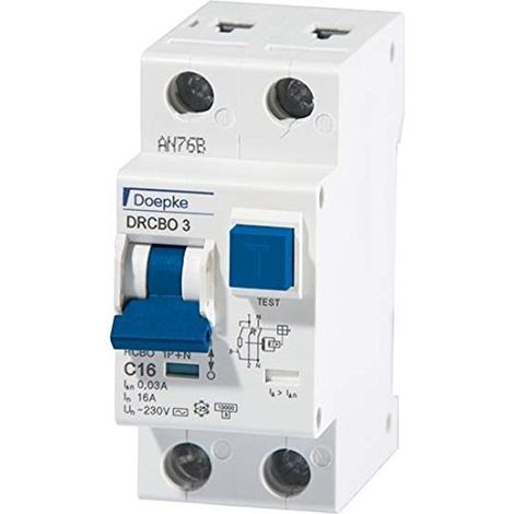 DOEPKE COMBINAISON FI/LS DRCBO3 C16/0,03/1 N DE A COMBINAISON FI INTERRUPTEUR/DISJONCTEUR 4014712220744 9932124