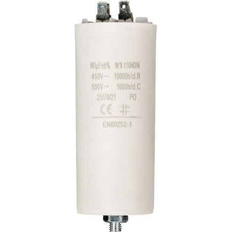Nedis Fixapart W1 11060N condensatore bianco 60uF 450V