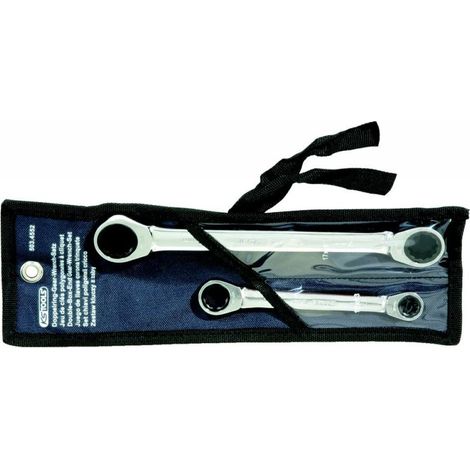 KS Tools GEARplus Doppel-Ratschenringschlüssel-Satz, 2-tlg