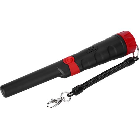 MD970 Handmetalldetektor, vollständig wasserdicht, hohe Empfindlichkeit, Positionierstab, Schwarz (1/5)