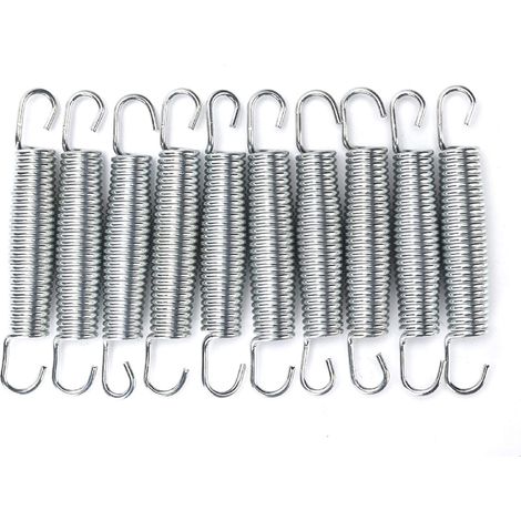 Trintion 35Pcs Trampoline Spring for 8ft/10ft/12ft/14ft 5.5inch Replacement Springs Galvanized Heavy Duty Replacement Steel Spring Long Lasting Fitness Trampoline Springs (1/5)