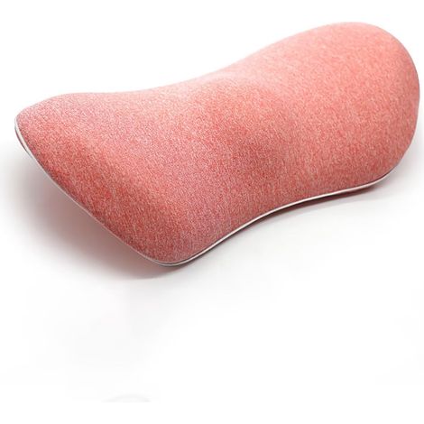 Coussin lombaire ergonomique en mousse à mémoire de forme pour voiture,soutien dorsal confortable anti-pression,coussin de dos pour lit,chaise,siège auto et fauteuil de bureau (1/5)
