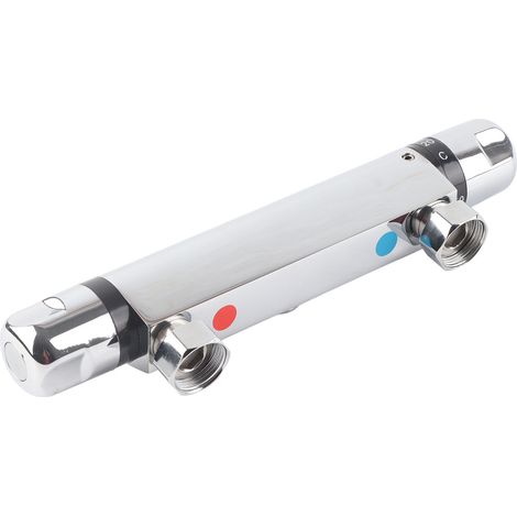 Mitigeur thermostatique de douche à température constante eau chaude/froide, accessoire de salle de bain, sortie de tuyau vers le haut