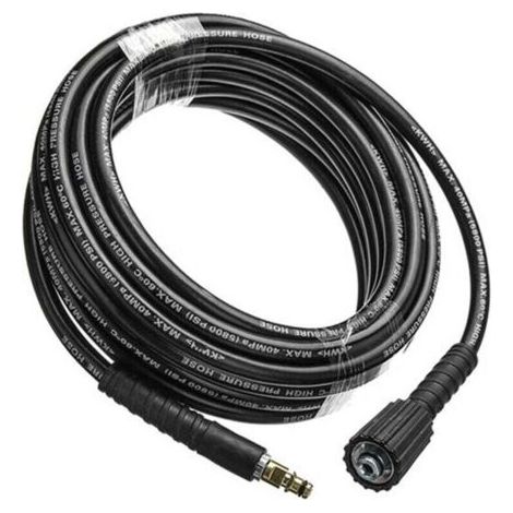Tuyau de remplacement 8 m pour nettoyeur haute pression K3 K4 K5 K6 K7 – Raccord M22 et type clic – Résistant à l'abrasion pour nettoyage efficace (1/5)