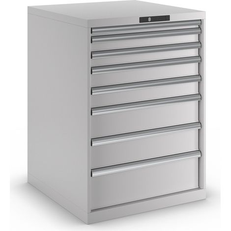 LISTA, Armoire à tiroirs en tôle d'acier, h x l 1000 x 717 mm, (1/5)