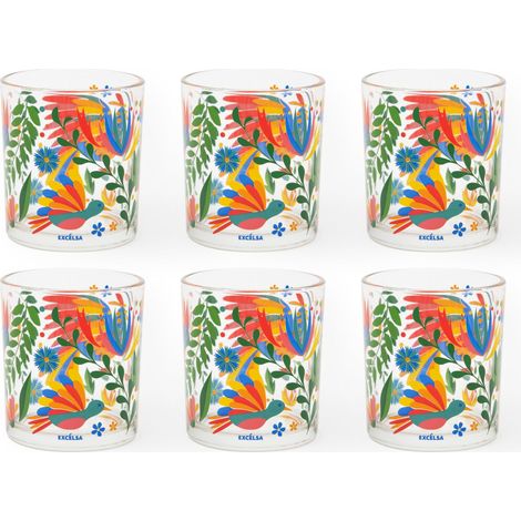 Lot de 6 verres, verre, capacité 250 ml. (1/2)