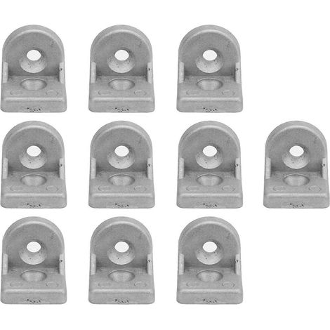 10 Stück Eckgelenk-Extrusionshalterung Aluminium Lenkwinkel Verbindungsteil 2030403030 Typ