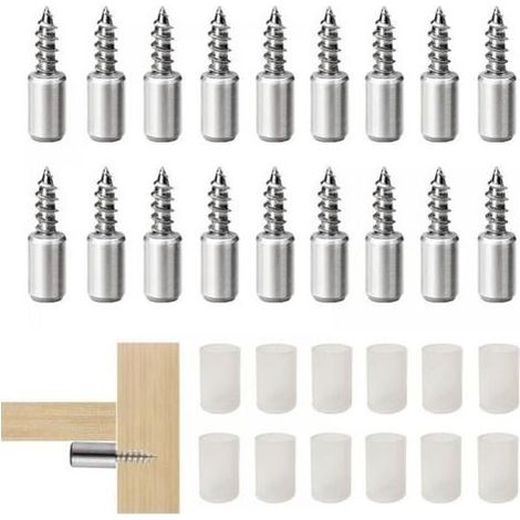 55Pcs Shelf Support Pegs, Shelf Brackets, Wall Mounted Shelf Support Pegs, Shelf Bracket Shelf Pins Peg Metal Plate Brackets for Furniture Closet Bookcase (1/5)