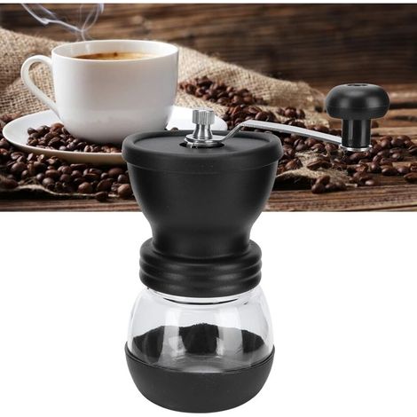 Kaffeemühle, Mini-Handkurbel-Kaffeemühle für die heimische Küche, manuelle Mahltrommel, klassischer Kaffee