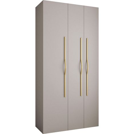 Armario Hartford 563, Cachemira, 246x120x42cm, Puertas de armario: Con bisagras, Número de estantes: 6 (1/5)