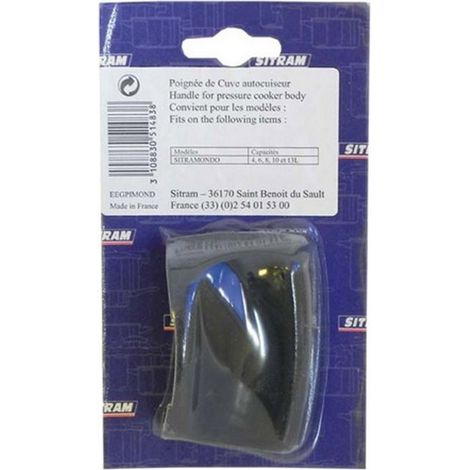 Poignée cuve pour Autocuiseur 3108830514838 pour Auto cuiseur SITRAM MONDO (1/2)