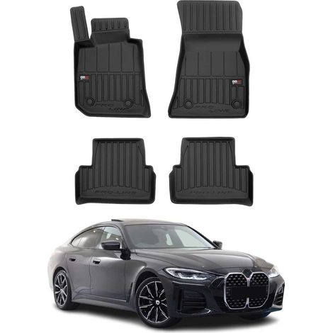 OMAC Tapis de Sol Caoutchouc pour BMW Série 4 G26 21-25 4 Pcs Noir Premium (1/5)