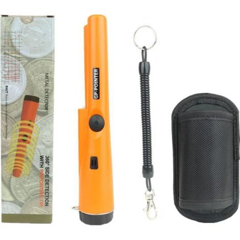 Détecteur de matériaux,Détecteur de Métaux Portable pour Or et Argent,Baguette de Pointeur Professionnelle,Sonde - Orange GP-Pointer
