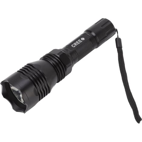 LED-Taschenlampe, weißes Licht, hohe Helligkeit, 300 m Reichweite, Handlampe für Outdoor-Aktivitäten wie Wandern und Jagen (1/5)