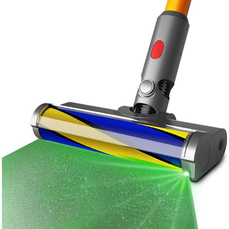 Staubsaugeraufsätze mit Stauberkennung, grünes Licht für kabellose Staubsauger Dyson V7, V8, V10, V11, V15, Hartboden-Weichrollenbürstenkopf, Motorkopf, Ersatzzubehörteile (1/5)