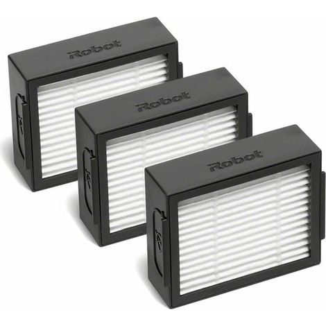 Lot de 3 filtres pour aspirateur Robot Roomba séries i et e , Noir et Blanc (1/5)