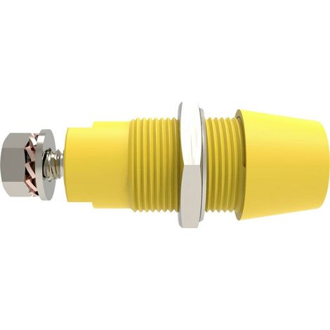 Schützinger DI SAB 9430 Ni / GE Presa di sicurezza montaggio in superficie dritto Giallo 1 pz.