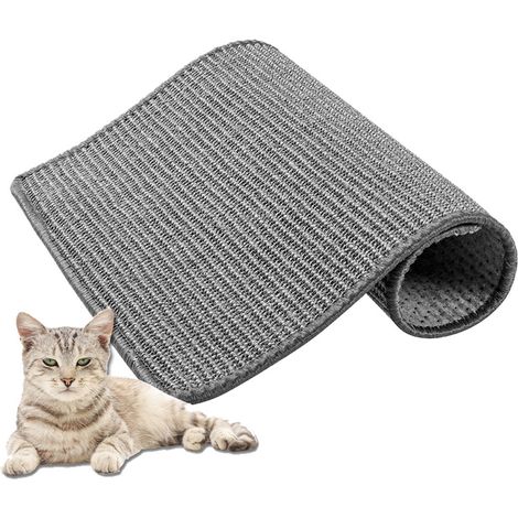 1 Tapis à griffer,Sisal naturel,Griffoir écologique,Coussin de repos,Protection meubles pour chat (1/5)