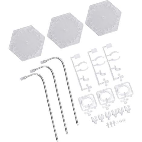 Support de figurine d'action, support d'exposition pliable durable pour modèles de 6 pouces pour collectionneurs d'anime (transparent) (1/5)
