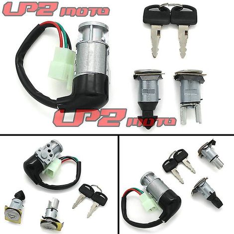 Convient pour Honda CH80 Elite 1985-2007 Serrure de porte électrique Manchon de verrouillage Verrouillage complet pour voiture ( ) (1/3)