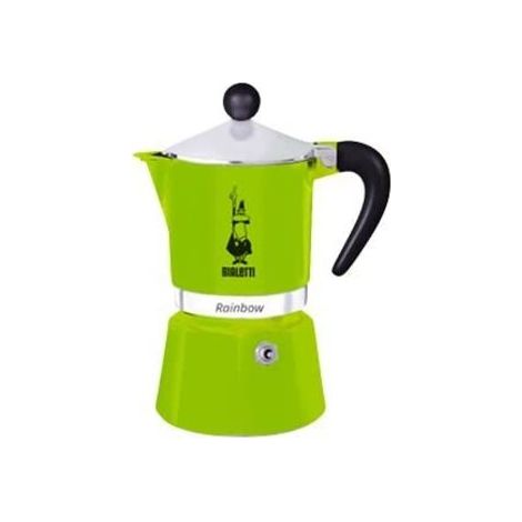 BIALETTI 4972 MACHINE À EXPRESSO POUR 3 TASSES, ALUMINIUM, VERT, 30 X 20 X 15 CM (1/4)