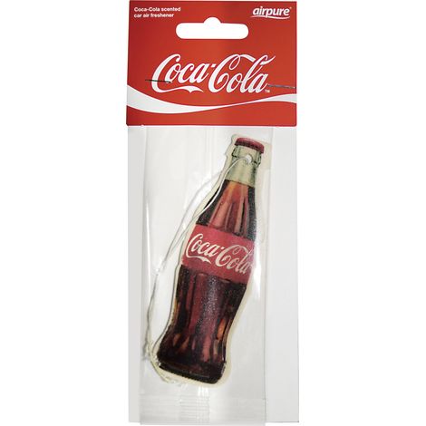 airflair Papierlufterfrischer Coca Cola Flasche Original Cola Duftbaum Autoduft