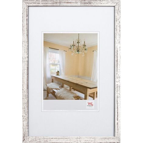 Cadre Photo Argent 13 x 18 cm Cadre en Bois Peppers BP318S (1/5)