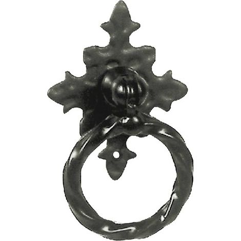 MANIGLIA AD ANELLO CON PIASTRA mm 35