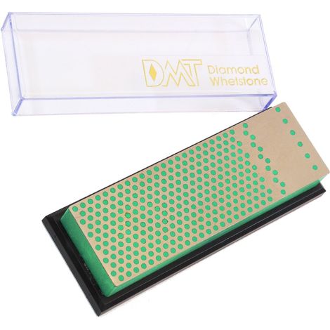 DMT 6 pollici Machinist Diamond Whetstone in scatola di plastica Extra-Fine affilacoltelli - verde, N/A