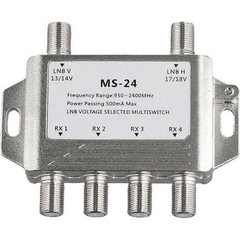 Eingänge, 4 Ausgänge, DiSEqC 4x2-Schalter, Satellitensignal-Multischalter