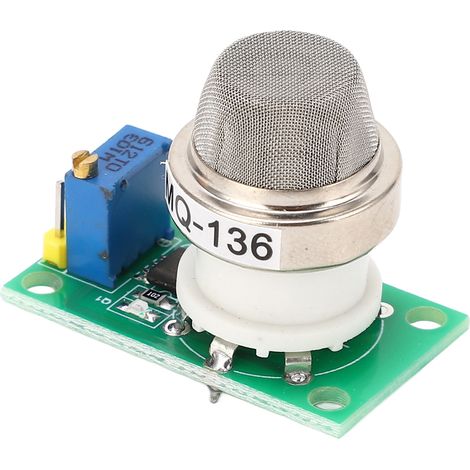 Module de capteur de gaz H2S 10 à 1000 ppm, module de surveillance de la qualité de l'air haute sensibilité, 5 V CC (1/5)