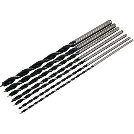 Drill Bits 7PC Extra Long 4mm 5mm 6mm 7mm 8mm 10mm 12mm X 300mm Long CT3651