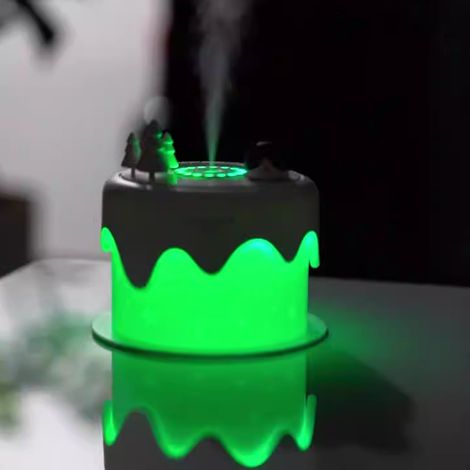 Mini-Tier-Nachtlicht/Schreibtischlampe mit Sprühnebelfunktion, bezauberndes Muttertagsgeschenk