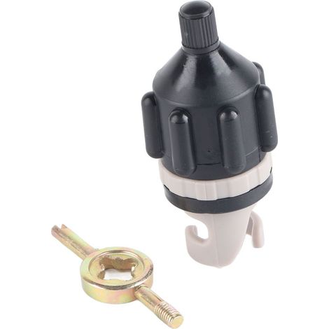 Adaptateur de Pompe pour Paddle Board Gonflage Facile Portable Étanche pour Planches et Bateaux en Caoutchouc Noir (1/5)
