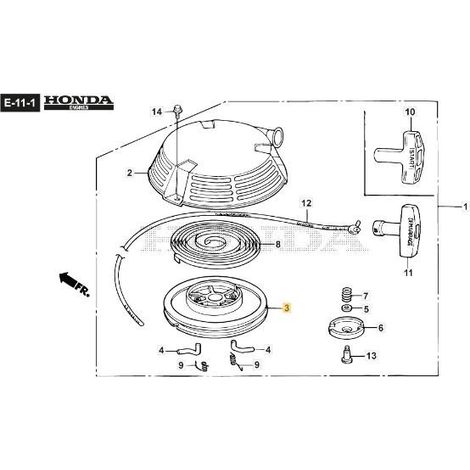 PULEGGIA MOTORE ORIGINALE STIGA - 118552139/0
