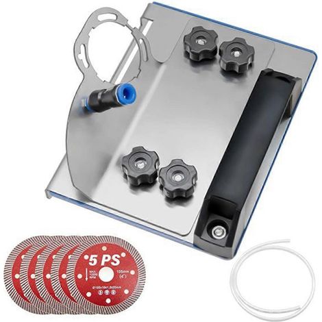 Outil de chanfreinage à 45 degrés pour carrelage, support robuste pour meuleuse d'angle (1/5)
