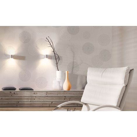 A.S. Creation Spot 2 937921 Vliestapete Blumenoptik 0.53 m x 10.05 m Grau (1/5)