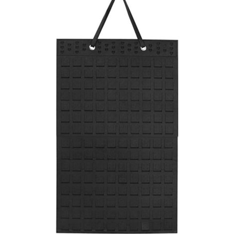 Boîte de rangement murale pour bijoux, pouvant contenir jusqu'à 300 paires de boucles d'oreilles, un organisateur de boucles d'oreilles mural (noir) spécialement conçu pour les femmes et les filles (1/5)
