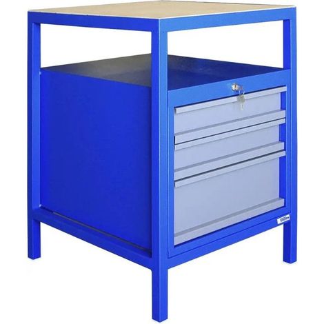 Etabli P 600 S - 57 x 60 cm - 3 tiroirs
