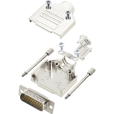 encitech MHDM-15-HDP26-W-K 6355-8059-02 D-SUB Stiftleisten-Set 180 ° Polzahl: 26 Lötkelch 1 St.