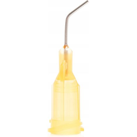 Aguja dispensadora de flux 23G (doblada)