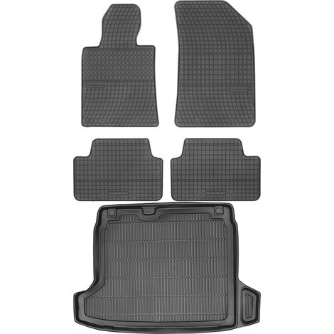 Juego de alfombrillas de goma para coche y alfombrilla para maletero para Peugeot 508 I Sedán (2010-2019). (1/5)