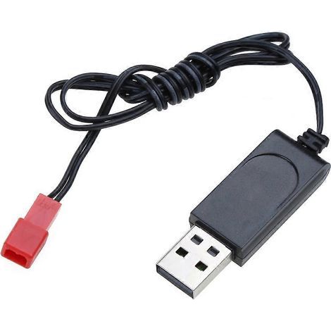 Chargeur USB 3.7 V avec connecteur JST femelle pour hélicoptères. quadricoptères et jouets radiocommandés (voitures. camions. etc.) - Pièces détachées (1/5)