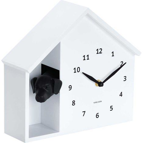 Horloge à poser Peeking Doggy (1/4)