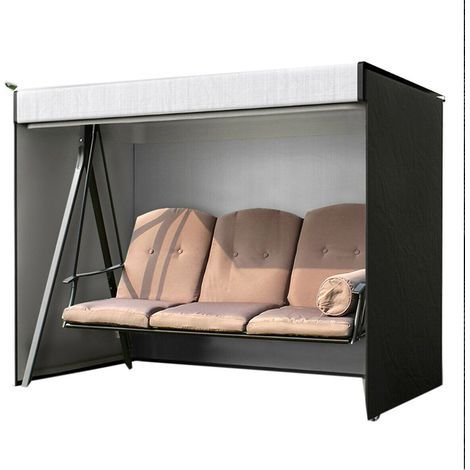 AIDUCHO Housse Balancelle Jardin Bâche De Protection 3 Places Imperméable,420d Oxford Tissu Durable,220x125x170cm (1/5)