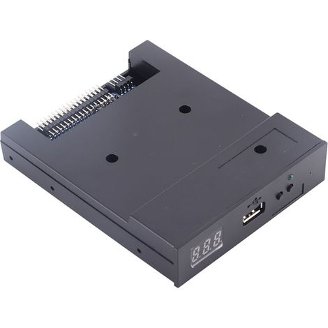 Emulador de teclado musical USB de unidad de disquete de 3,5" y 1000 GB (1/4)